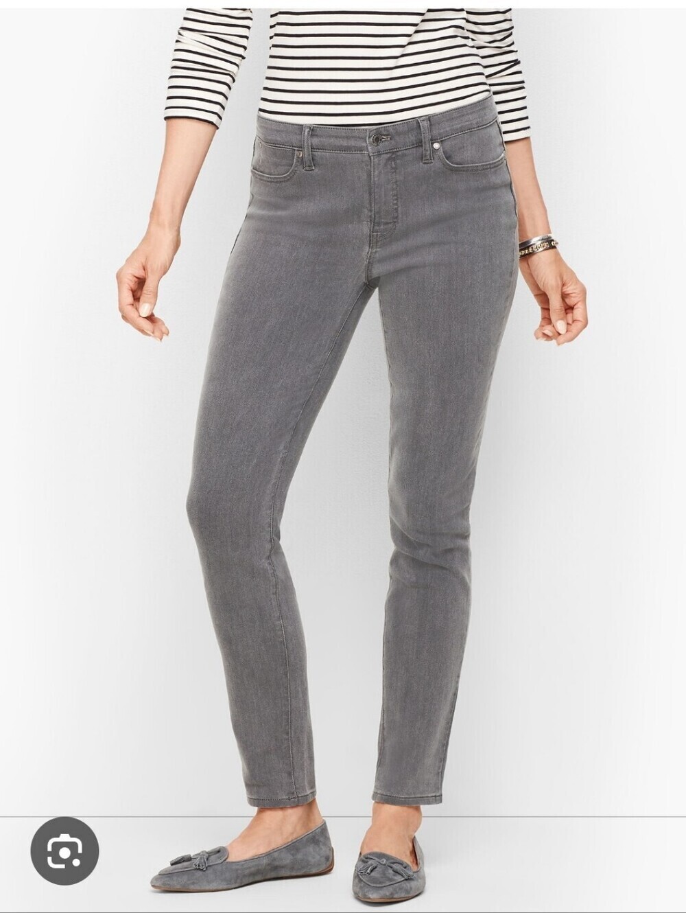 Universal Thread Women's Gray Slim Fit Stretch Jeans Size 2R